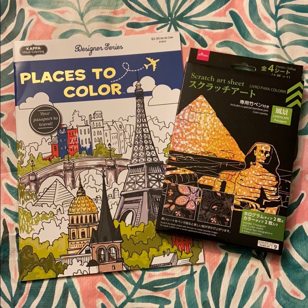 Set of 2: Adult Creative Coloring Gift Set Bundle